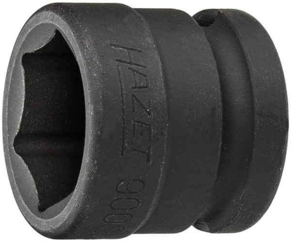Impact Hazet, douille tournevis machine, 6 pans, carré creux 12,5 mm, 21 mm, version extra courte, 900SK-21