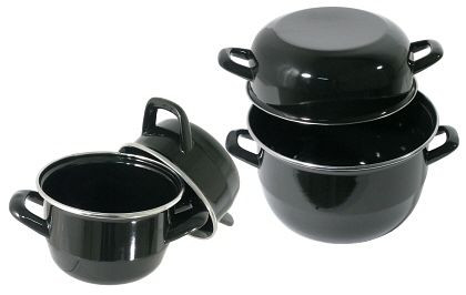 Pot à moules Contacto 20 cm, émaillé, 488/200