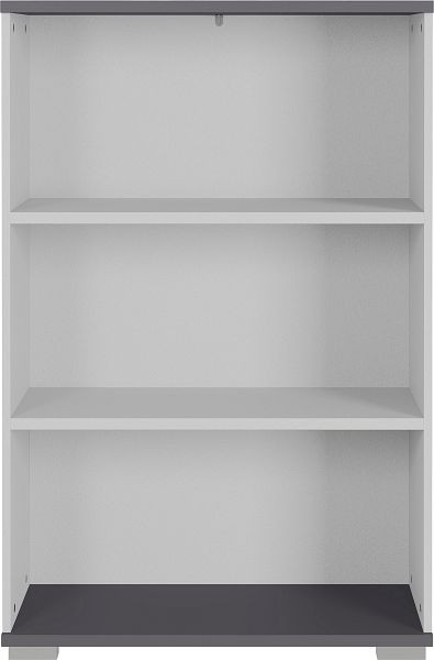 Étagère de classement GERMANIA GW-PROFI 2.0 4246 graphite/gris clair, hauteur 123 cm, 4246-588