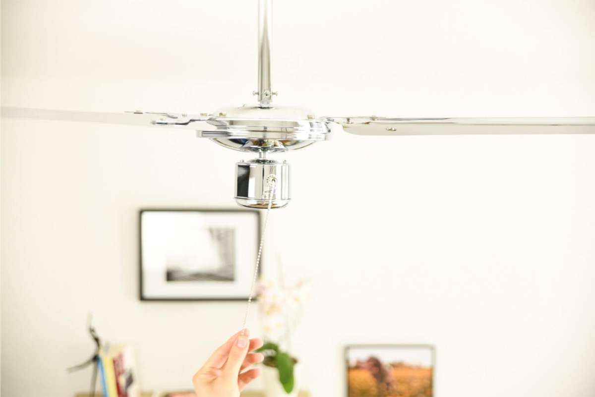 Ventilateur de plafond DC lumière LED blanc Raja Pepeo