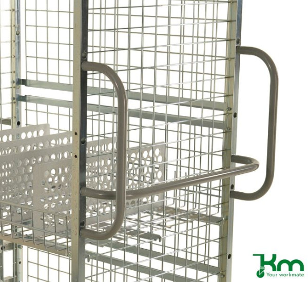 Poignée horizontale Kongamek Modul 300, grise, KM300-HTG