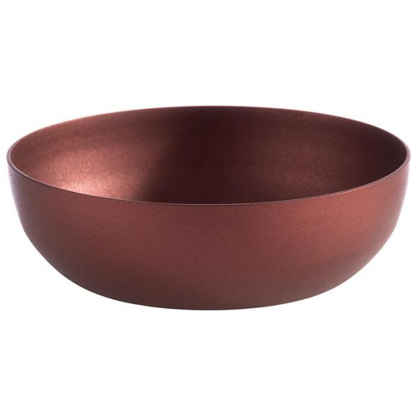 Bol APS -LEVANTE-, Ø 7,5 cm, hauteur : 2,5 cm, acier inoxydable, couleur : rouge cuivre, 0,05 litre, 40706