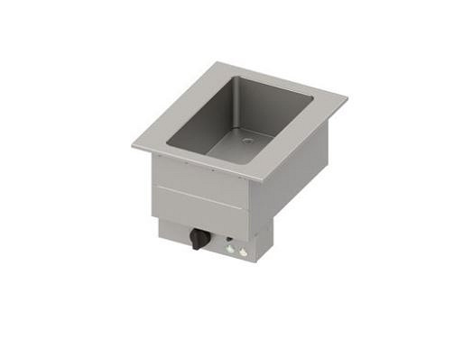 Stalgast bain-marie "Drop-In" 1xGN 1/1 505x620x390 mm couvercle inox, DI05109
