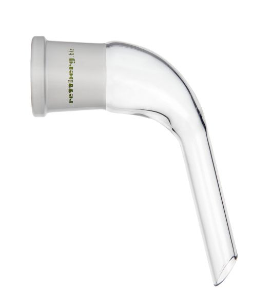 Poussoir à distiller Rettberg, étui NS 29/32, coudé à 105°, verre borosilicaté 3.3, 134090029