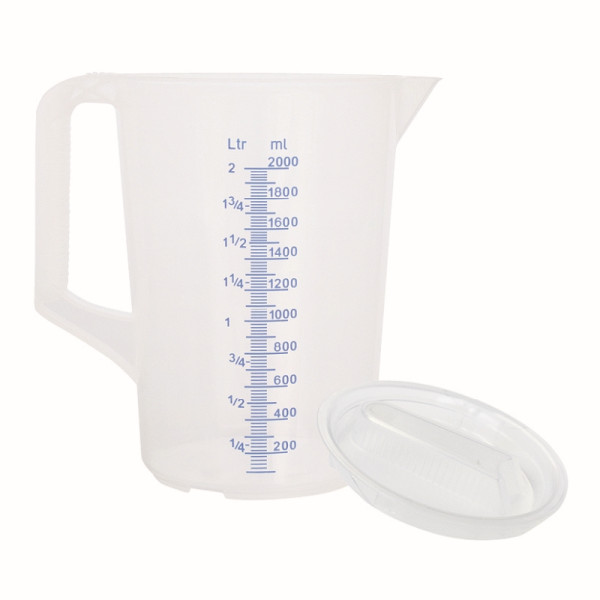 Set de tasses à mesurer Schneider, 2 litres + couvercle, poignée fermée, 200409