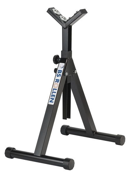 Support roulant à roues BS en forme de V avec roulettes à billes, capacité de charge 100 / 200 kg, hauteur min/max 715 / 1060 mm, ROLLST..V.KU