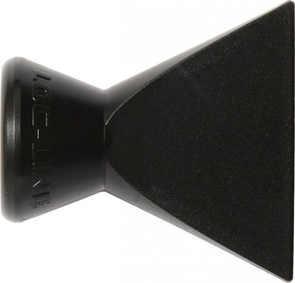 Loc-Line Flachdüse 25mm schwarz, VE: 20 Stück, L49427S