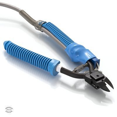 Pince chauffante ARHOSO 190 mm, tranchant étroit et coudé, HT-180