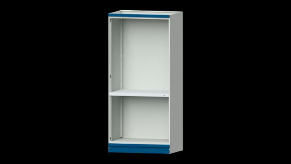 Établis ANKE armoire de base système d'armoire modulaire, modèle 101, 1015 x 720 x 2200 mm, boîtier vide ouvert, RAL 7035/5010, 631.202