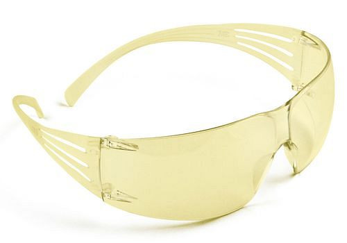 Lunettes de sécurité 3M SecureFit 200, jaune, lentille en polycarbonate, SF203AF, 259-074