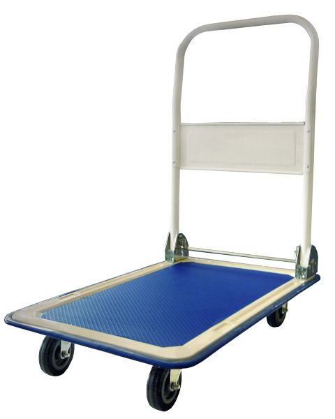 Chariot à plate-forme Twinco 9720 TRADE - 300 kg, blanc / bleu, 9720-2
