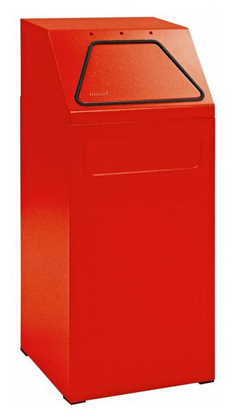 tri des déchets contondants 65, RAL 3000/3000, conteneur intérieur galvanisé, 65 litres, 5401003