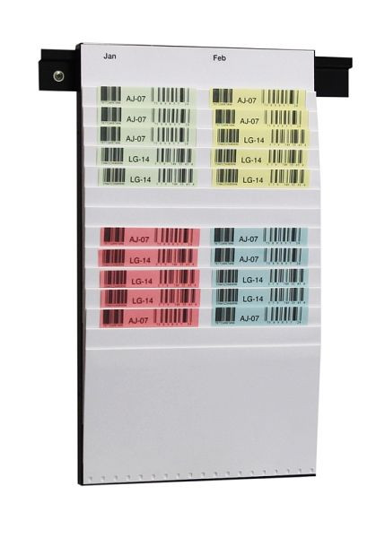 Tableau de planification de documents Eichner pour DIN A5 + A6, L 250 x H 440 mm, 9219-02204