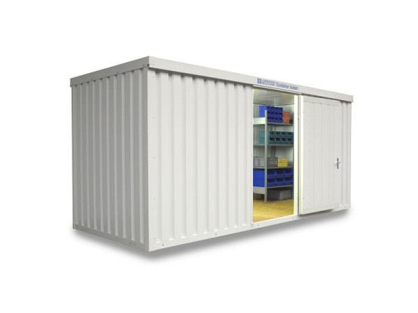 FLADAFI IC 1500 conteneur de matériaux, isolé, avec plancher en bois, 5 080 x 2 170 x 2 470 mm