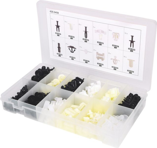 Jeu de clips de fixation KS Tools pour Mercedes, 270 pièces, 420.0450