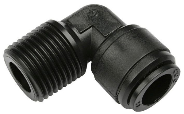 temporisateur B-WEk-12-1/2-KU-H2O, raccord vissé coudé, conique, pour eau, tuyau Ø : 12 mm, filetage : 1/2'', UE : 10 pièces, 03080174