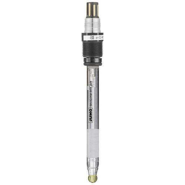 Électrode combinée pH JUMO, verre HT, tête enfichable VP Pg13,5, Pt1000 intégré, diaphragme en dioxyde de zirconium, 00659497