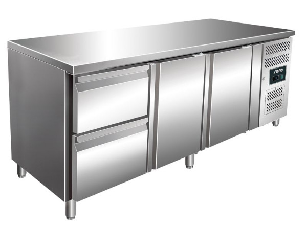 Table réfrigérante Saro avec jeu de 2 tiroirs modèle KYLJA 3110 TN, 323-10716