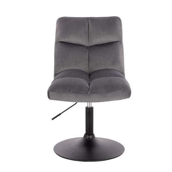 HOME DELUXE Lot de 8 chaises de poker rotatives ACE – Velours gris clair, 50861