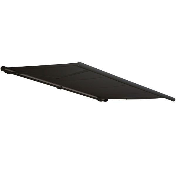 Store à cassette électronique Mendler HWC-H27, store cassette complète 6x3m, polyester anthracite, cadre anthracite, 72790+58312
