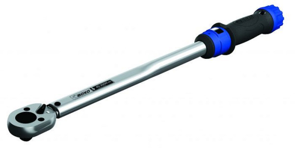 Boxo 3/8" Corps en acier robuste, clé dynamométrique réversible avec entraînement carré 12 ~ 60 Nm, UE : 10 pièces, TWM2-60N