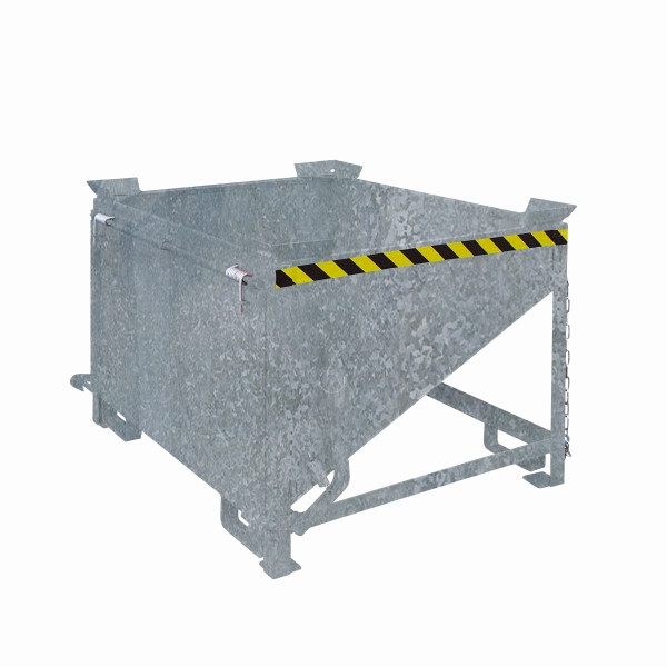 Conteneur silo industriel Eichinger avec grand clapet de décharge, 300 litres galvanisé à chaud, 20530400002000