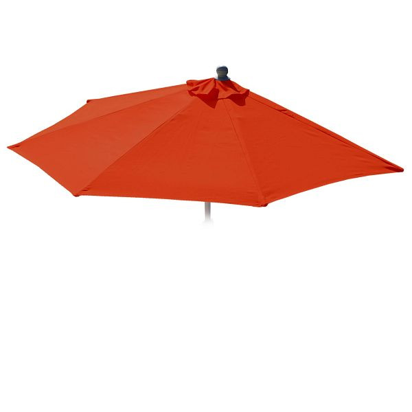 Housse de rechange Mendler pour parasol semi-circulaire Parla, housse de rechange pour housse de parasol, 270cm tissu/textile UV 50+ 3kg, terre cuite, 81662