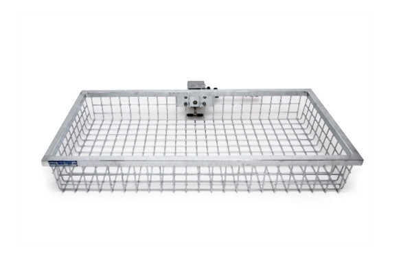 Porte-bagages arrière Optimal, pliable avec dégagement rapide, dimensions 1200 x 600 x 175 mm, 900301