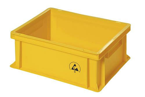 Bedrunka+Hirth Boîtes de rangement visibles IDP-STAT® - conductrices, rouges, dimensions en mm (LxPxH) : 300 x 400 x 120, E5311.R.10