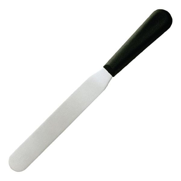 Couteau à palette Hygiplas droit 20cm noir, D404