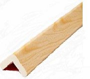 Protection d'angle Knuffi, profil d'avertissement et de protection type E, naturel, 1 mètre, PE-100081