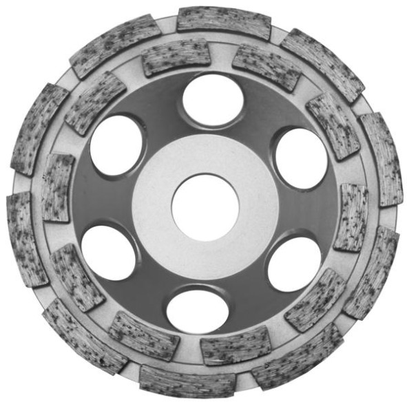 Plateau de ponçage diamant TECTOOL, béton et chape, 18379-18381, diamètre: 125 mm, 18380