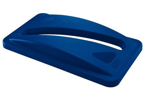 Couvercle DENIOS pour fente à papier, pour bacs de recyclage d'un volume de 60/90 litres, bleu, 115-940