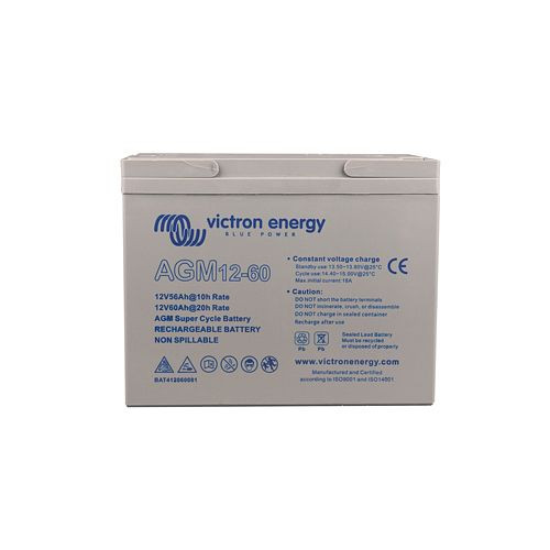 Batterie Victron Energy AGM à décharge profonde 12 V/60 Ah, 2-67-012200, BAT412550084