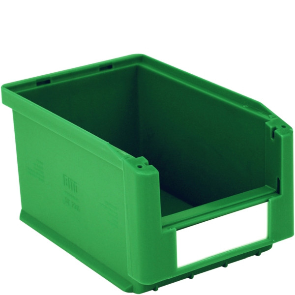 BITO bac de rangement SK Set /SK2311 230x150x125 vert, avec étiquette, 20 pièces, C0230-0007