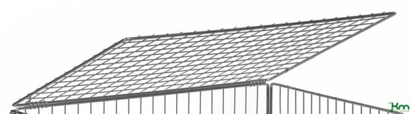 Couvercle Kongamek pour chariot grillagé KM4404-K et KM4404-KP, KM4404-L