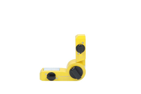 Angle de soudage magnétique ELMAG PA 150 MINI, réglable en continu de 0 à 270°, force de maintien 68 kg, commutable ON/OFF, 55482