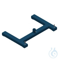 Base de trépied JUCHHEIM pour tubes de trépied Ø 34 mm, largeur 680 mm, revêtement par poudre, 32200.10