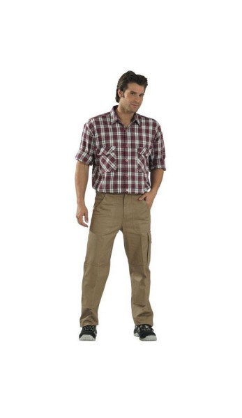 Pantalon cargo Planam BW 290, kaki, taille 50, 0186050