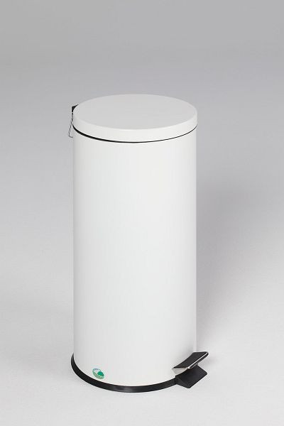 Poubelle à pédale VAR avec pédale, 30 L, blanc, 43051