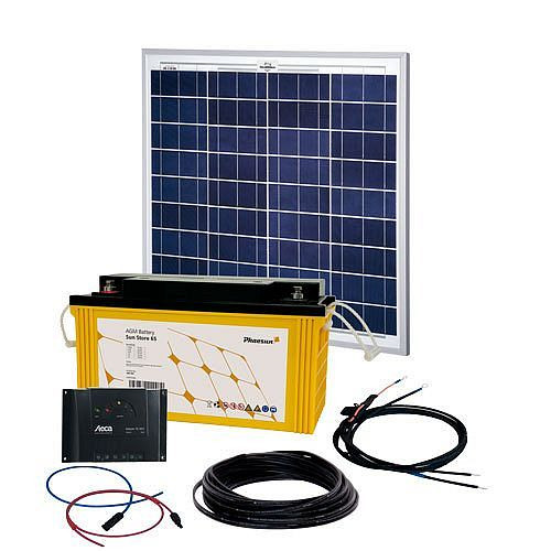 Kit de production d'énergie Phaesun Solar Rise 50W/12V, 600077