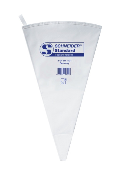 Poche à douille Schneider, 2-34 cm, "Standard" en bleu, soudée, 350172