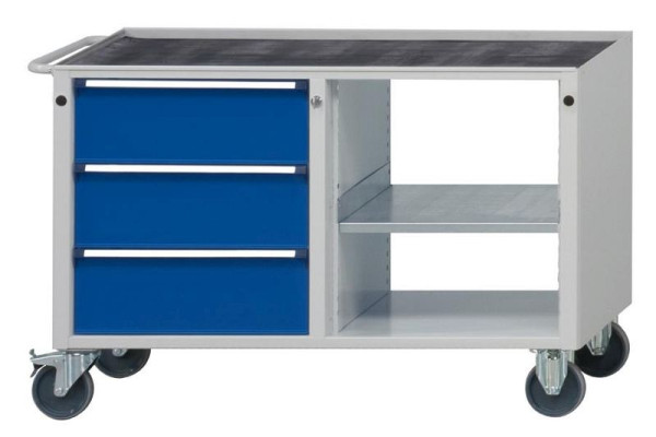Étagère ANKE étroite; 450 x 550 mm (LxP); galvanisé; Hauteur réglable par incréments de 30 mm, 903.718