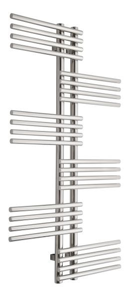 Radiateur sèche-serviettes TVS GISO 24-670, acier inoxydable poli, 1200 x 670 mm, G24-670