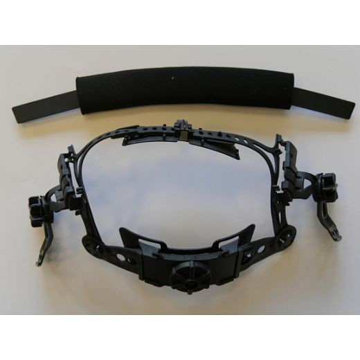 Bandeau ELMAG complet, avec bandeau anti-transpiration frontal 'textile/noir' pour ELMAG MultiSafeVario, PREMIUM, 58398