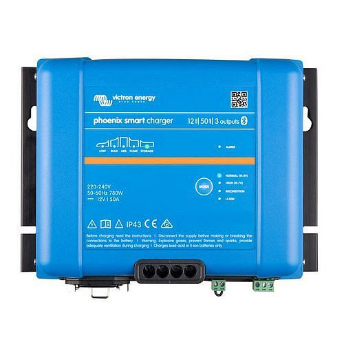 Chargeur de batterie Victron Energy Phoenix Smart IP43 Charger 12/50 (3) 120-240V, 1-67-012465, PSC125053095