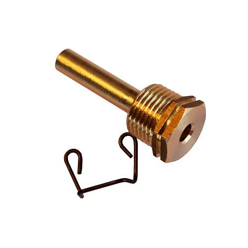 Douille plongeante Environ G1/2" en laiton, longueur d'installation 50 mm en acier inoxydable, 7000011