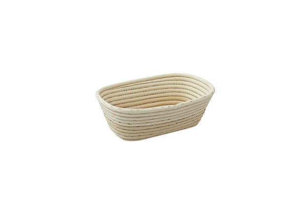 Moule à pain / panier de fermentation Schneider, long, tête ronde 240 x 130 mm, 500 grammes, 201400
