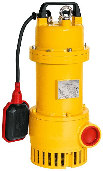 Pompe submersible ZUWA pour sable et eaux usées, avec interrupteur à flotteur SAND 100, 166021