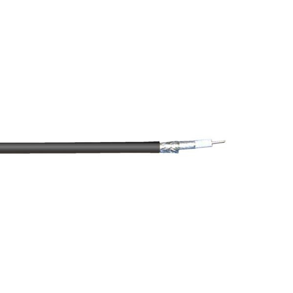 Connectivité bda câble antenne SAT CATV TELASS 100-PE noir - bobine 100m, 14290911